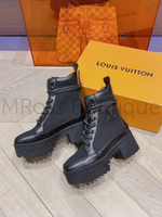 Женские ботинки Louis Vuitton Laureate черного цвета
