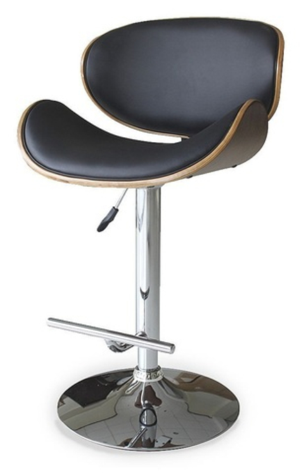 Стул барный JY1076 черный/хром