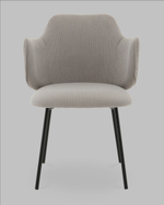 Стул Джиннет велюр светло-серый