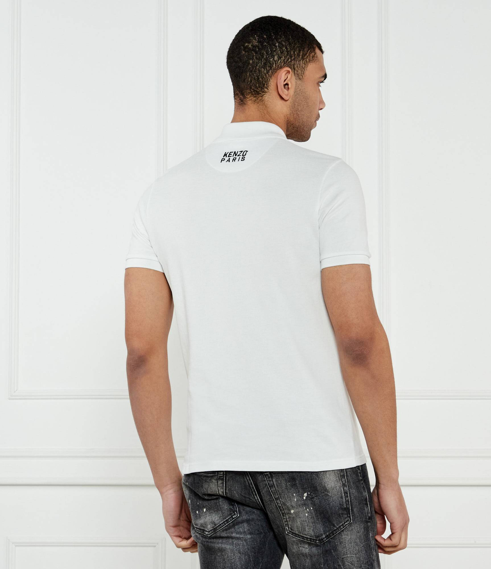 Поло Happy Tiger Kenzo - белый(FF55PO5434PU)
