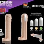 Насадка-удлинитель с кольцом Sitabella Extension sleeve, с тремя втулками, 19 х 4,8 см SB-006ES