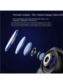 Экшн-камера C300 Pocket Edition c 1 аккумулятором 1000 mAh