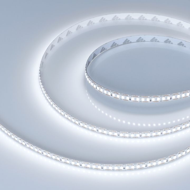 Светодиодная лента Arlight 6W/m 200Led/m 2835SMD холодный белый 5M RT-A200-8mm 24V White6000-CX1 046938