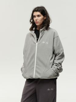 Zip-Up Sweatshirt Grey