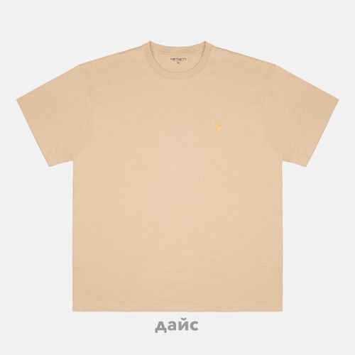 Футболка мужская Carhartt WIP Chase артикул:I026391_sable - купить в магазине Дайс
