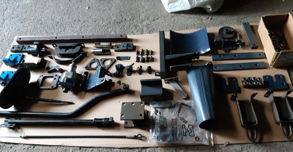 Комплект для установки двигателя ЯМЗ на а/м КАМАЗ с /КПП-152/