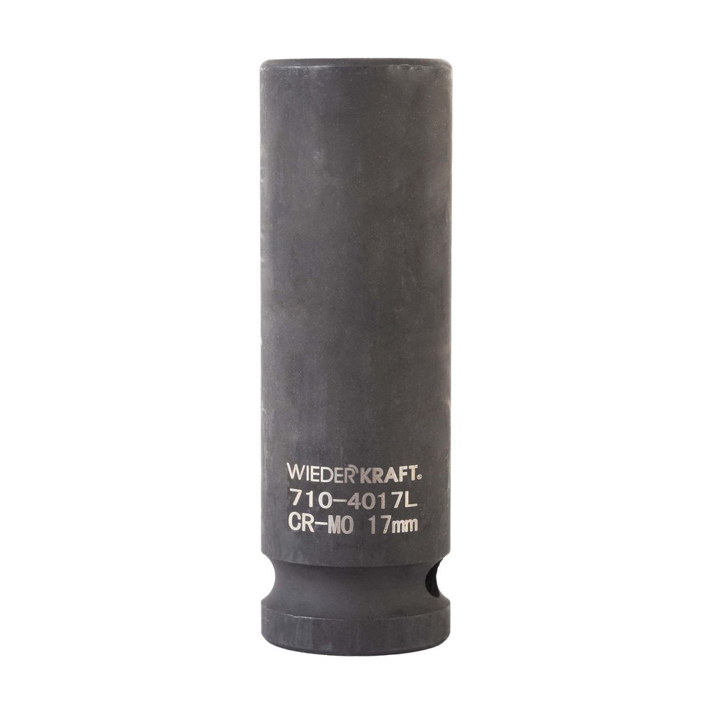 WDK-710-4017L Головка торцевая ударная глубокая 1/2", 6 граней, 17 мм