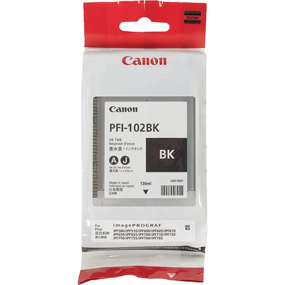 Картридж струйный Canon PFI-102BK (0895B001) чер. для IPF500/600/700