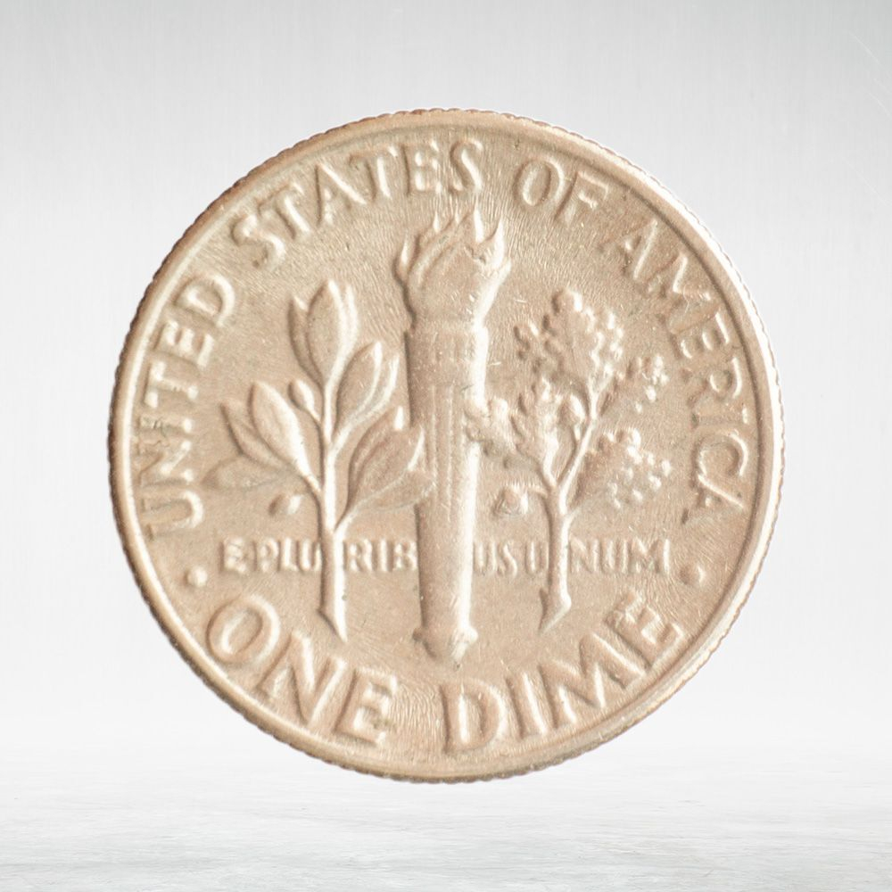 USA, 1 Dime, 1980 - Roosevelt Dime (P), XF