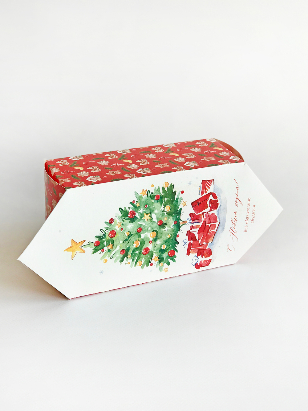 Коробка-конфета «С Новым годом!», 9,3 × 14,6 × 5,3 см