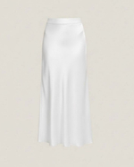 Юбка "В шелках" зефирная макси