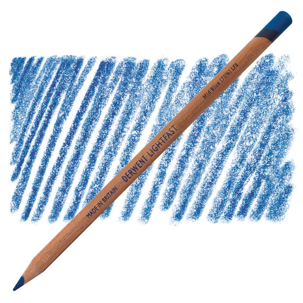 Derwent Lightfast. Mid Blue 70%