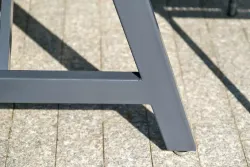 "Куба" обеденная группа на 10 персон, стол HPL "дуб", круглый роуп