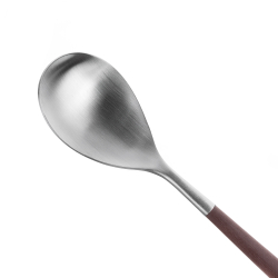 Набор столовых приборов на 6 персон 24 предмета Cutipol Mio matte brown в подарочной упаковке