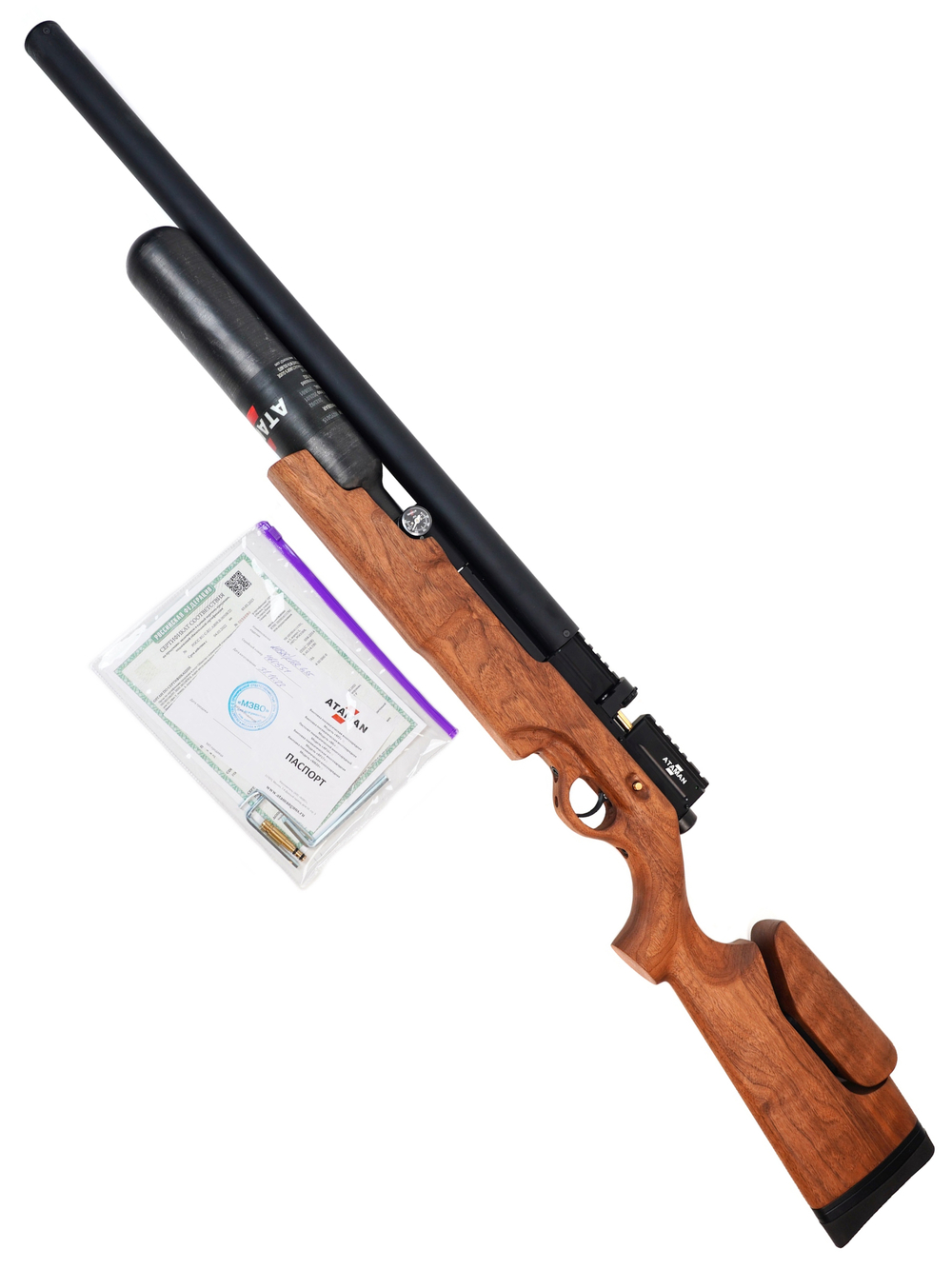 Винтовка пневматическая Ataman МВ20 С16, 6.35мм, редуктор, полнотел., карабин