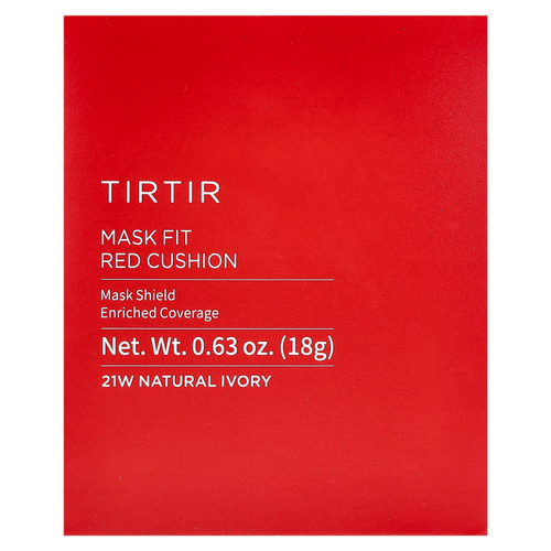 TIRTIR, Mask Fit Red Cushion, 21W, натуральная слоновая кость, 18 г (0,63 унции)