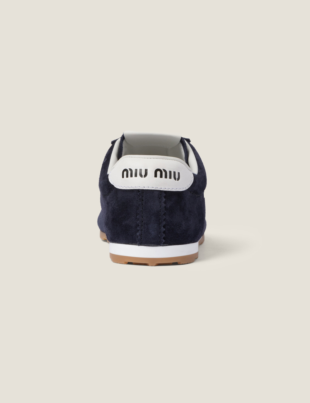 Miu Miu Plume Suede "Navy"