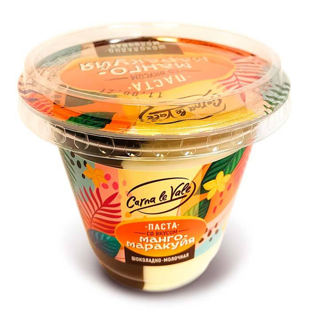 Паста шоколадная-молочная Carna Ie Vale манго- маракуйя 250 г.