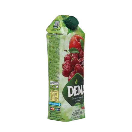 Сок натуральный Dena яблоко-вишня 1 л