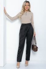 Брюки Бомонд (черные) Б11965 LT Collection