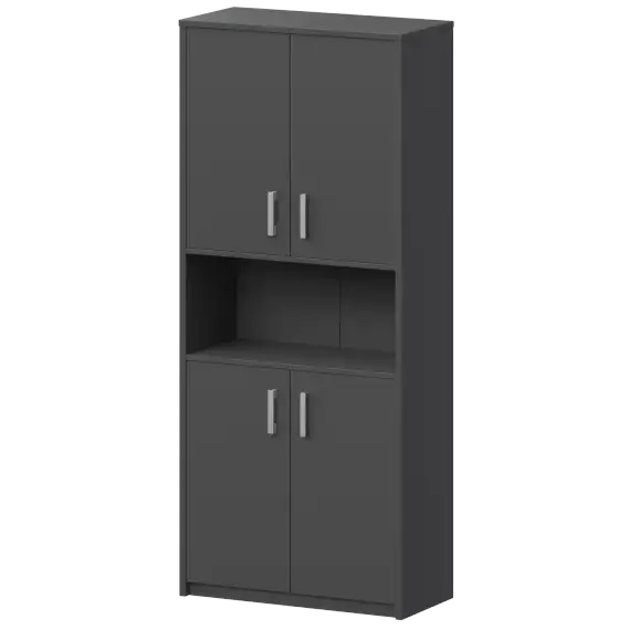 Шкаф с нишей А-312 Антрацит 770x370x2000 Арго