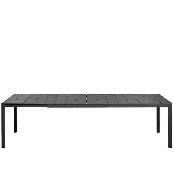 Стол алюминиевый раздвижной Rio Alu, 210-280х100 см, антрацит