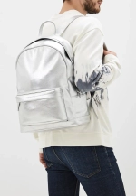 рюкзак закругленный серебряный L