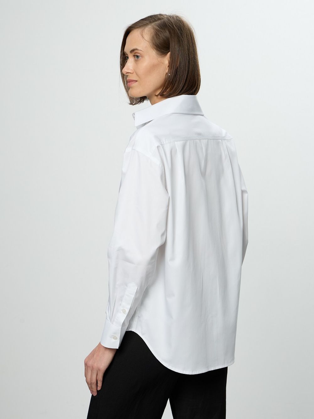 Рубашка Хельсинки белый хлопок