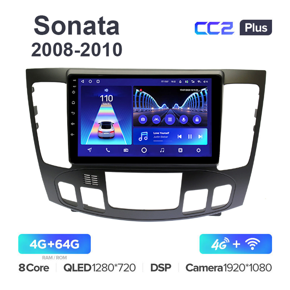 Teyes CC2 Plus 9"для Hyundai Sonata 2008-2010