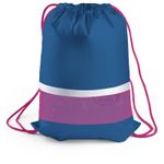 Мешок для обуви 1 отделение, Berlingo Funny owl 46х36см, сеточка, светоот.лента