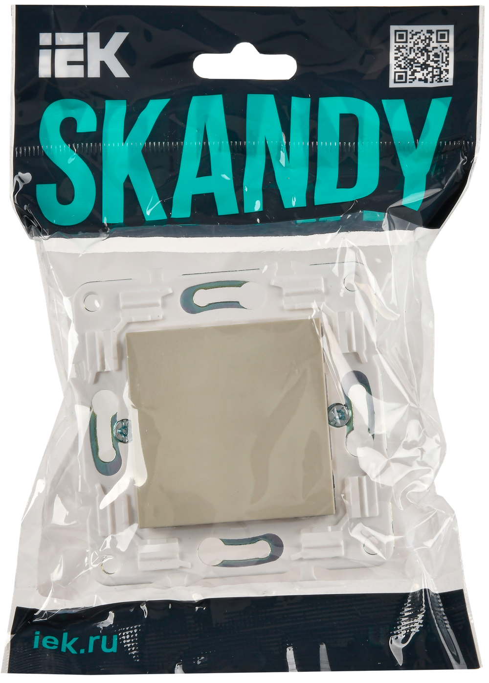 SKANDY Заглушка с суппортом SK-C01B бежевый IEK