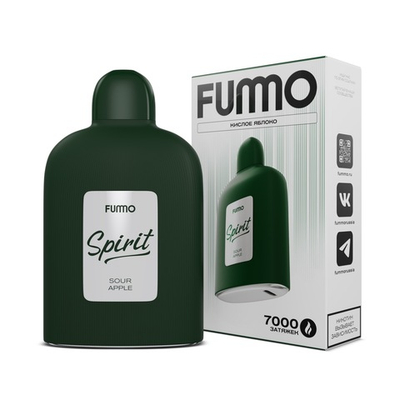 Fummo Spirit 7000 - Кислое Яблоко