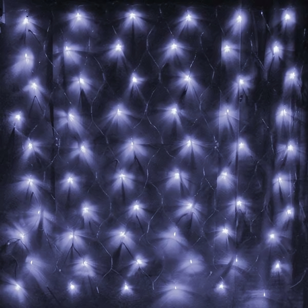 Гирлянда для дома Сетка 2,0м 144лампы LED 8 реж, Белый