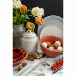 Набор обеденных тарелок in the village, D28 см, серые, 2 шт.