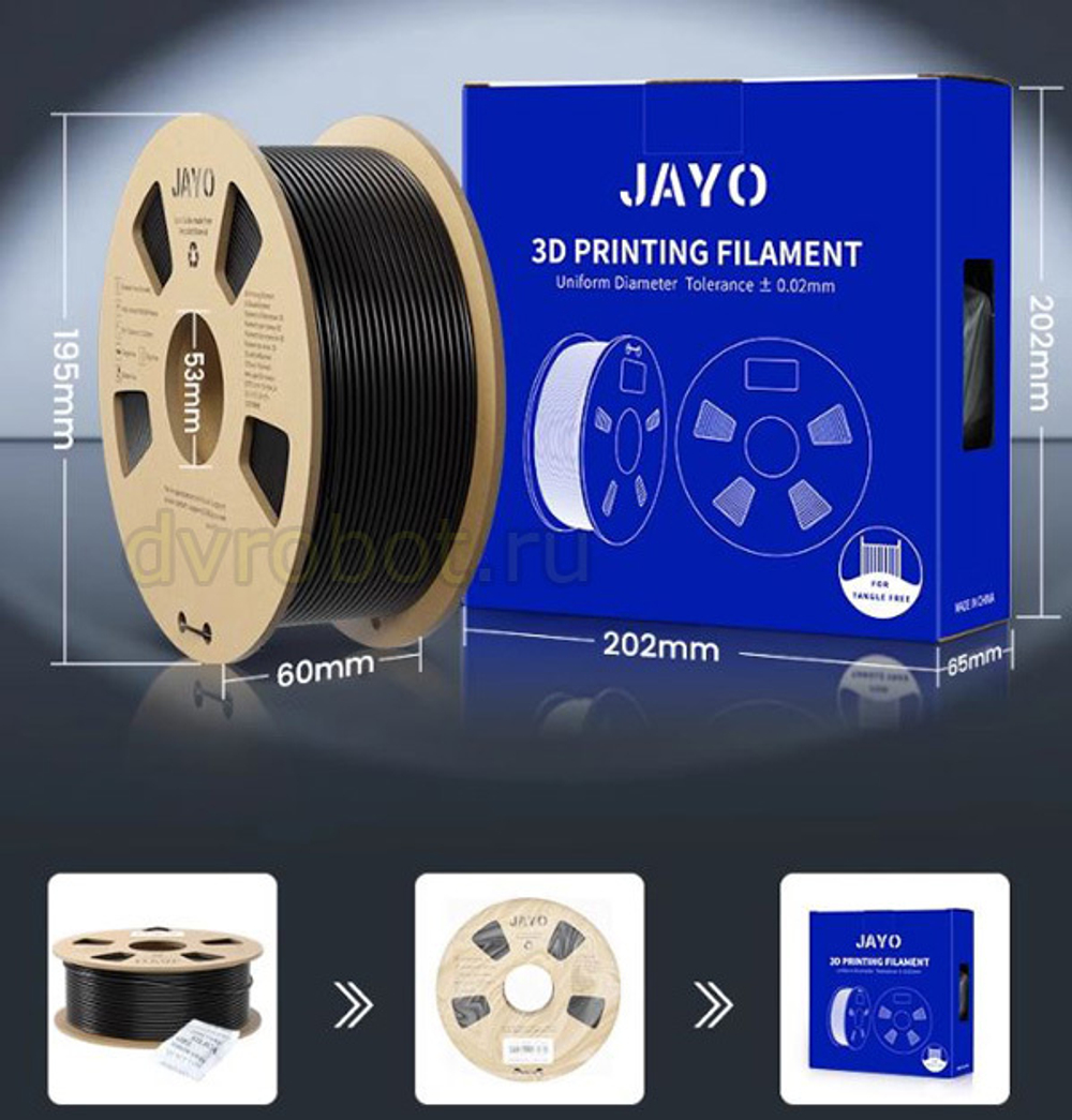Пластик JAYO - PLA\1.75\1.1кг - Зеленый