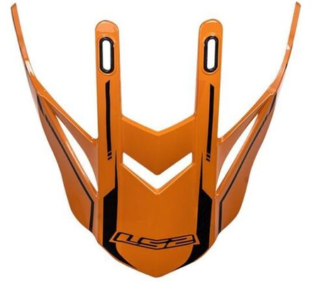 LS2 Козырек для кроссового шлема MX437 CORE BLACK ORANGE оранжевый