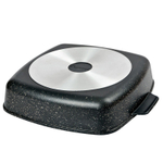 Противень 28*28см Гранит с литыми ручками, п281аг