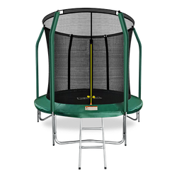 ARLAND Батут премиум 10FT с внутренней страховочной сеткой и лестницей (Dark green)