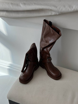 Сапоги из натуральной кожи