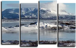 Модульная картина "Горный мираж"