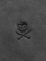 Толстовка Hardlunch garment dye черная