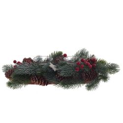 GAEM Подсвечник "Новогодняя композиция", L37 W17 H7 см