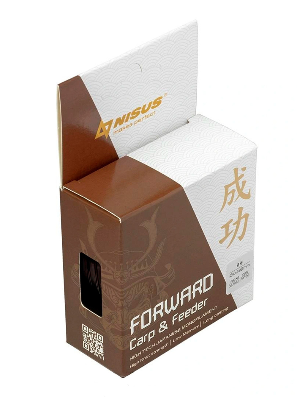 Леска для рыбалки Nisus FORWARD Carp&Feeder brown Nylon 0,437mm/150m (N-FCF-0437-150)