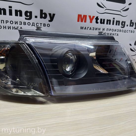 Передние фары BLACK для Volkswagen Passat B5