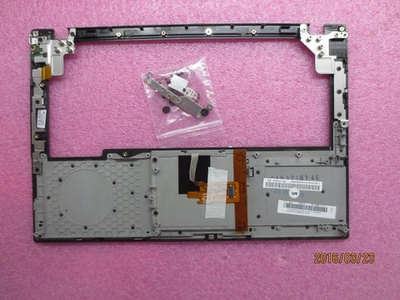 Верхняя панель клавиатуры (топкейс) для ноутбука Lenovo ThinkPad X240 черная, с тачпадом (01AW441), оригинал