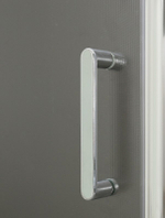 Душевой уголок BelBagno Unique 115х90 UNIQUE-AH-2-100/115-75/90-P-Cr профиль Хром стекло рифленое