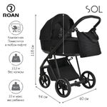 Детская коляска Roan Sol 2 в 1 RSL/1016 True Black