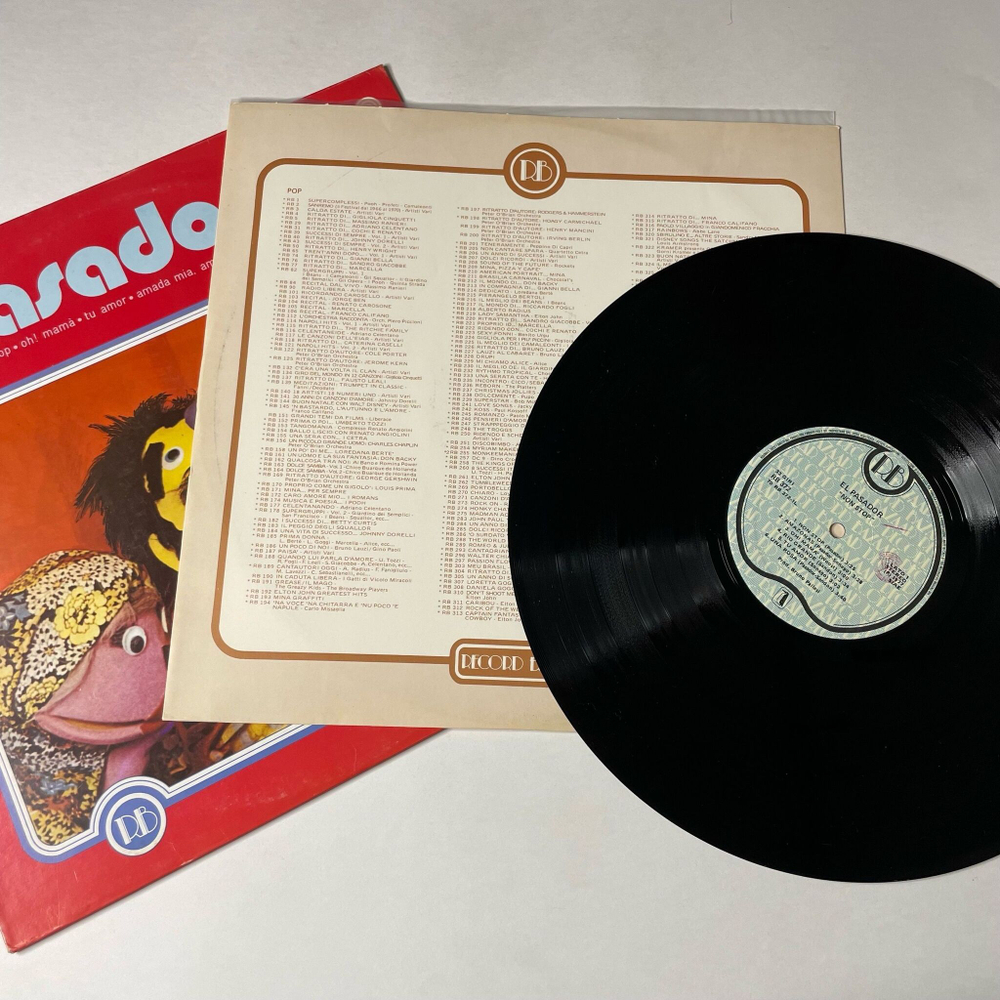 Винтажная виниловая пластинка LP El Pasador Non Stop (Italy 1977) Amanda Mia , Amore Mio