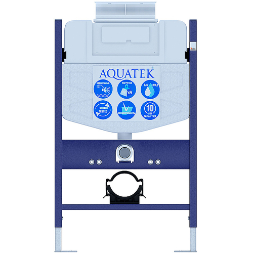 Инсталляция Aquatek INS-0000018 для унитаза без клавиши смыва