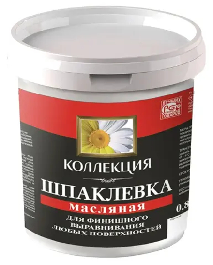 КОЛЛЕКЦИЯ Шпаклевка масляная 0,8кг (ИжСинтез)